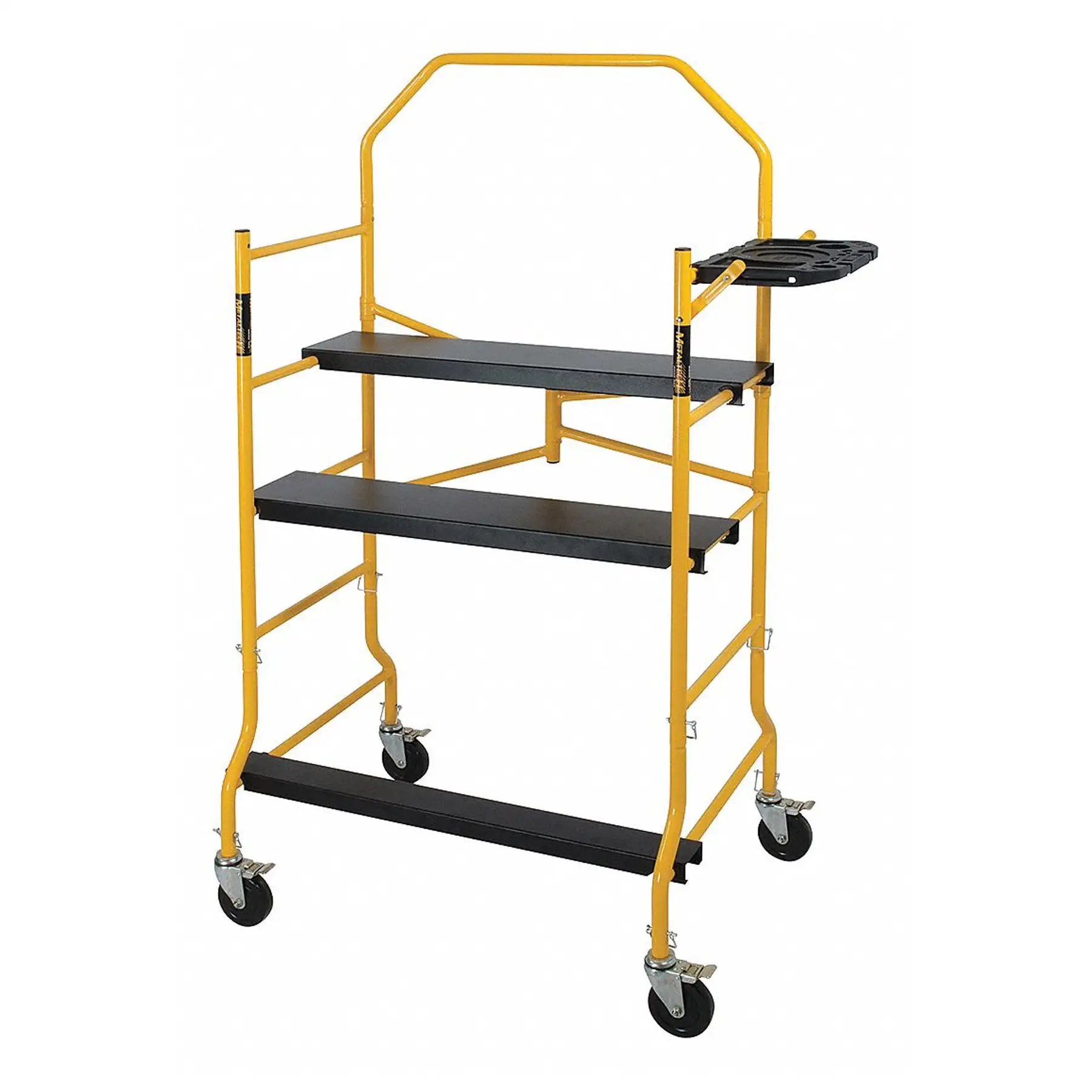 MetalTech 5' High Portable Jobsite Series Mobile Scaffolding with Locking Wheels