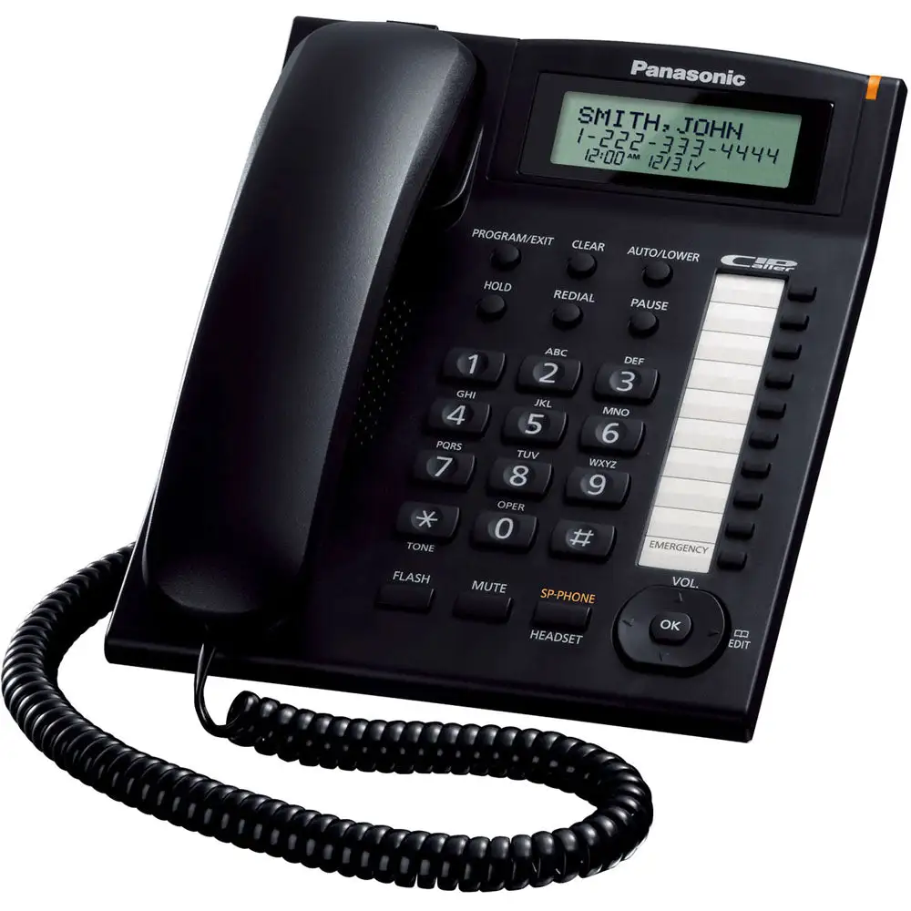 Panasonic KX-TS880B Dect_6.0 Integrated Corded Phone