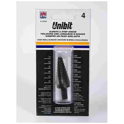 Irwin 10234 Unibit Self-Starting Step Drill