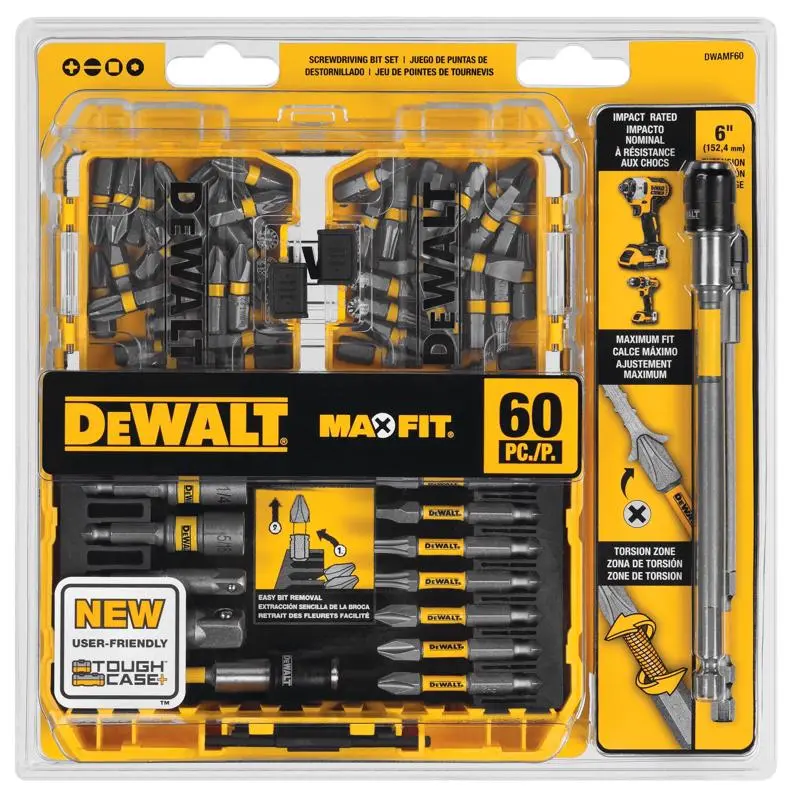 DeWalt DWAMF60 Maxfit Screwdriver Bit Set