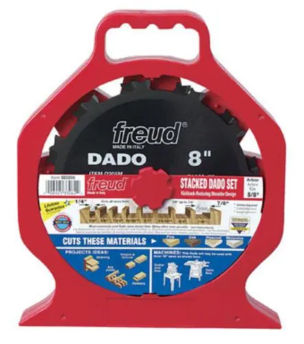 Freud SD208S Stacked Dado Saw Blade Set 8"