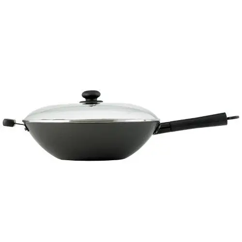 Helen's Asian Kitchen 97002 Excalibur Nonstick Lidded Wok