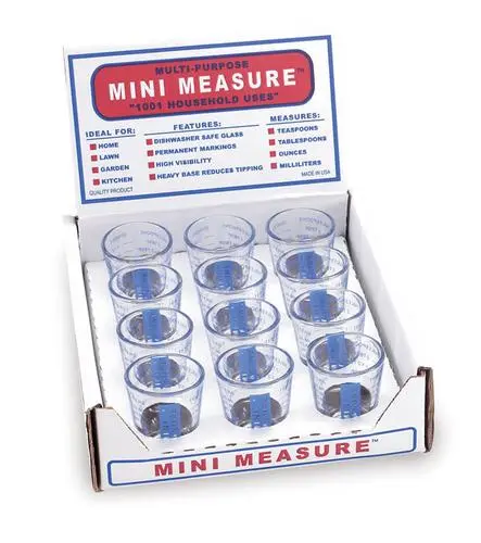 Mini Measure 13211BPRO Glass Measuring Cups