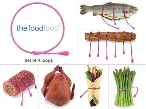 Fusionbrands 8016PRO TheFoodLoop? Silicone Food Trussing Tool 15"