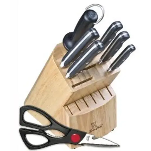 Ergo Chef Pro Series ER17 8-Piece Kitchen Knife Block Set