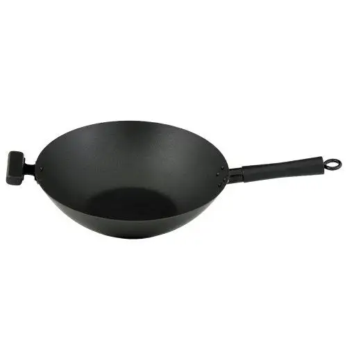 Helen's Asian Kitchen 97001 Excalibur Nonstick Wok With Helper Handle 14"