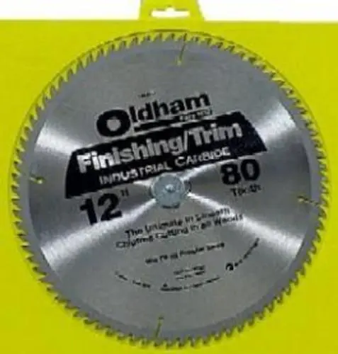 Oldham 12080TP 80T Carbide Tip Circular Saw Blade 12"