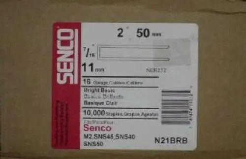 Senco N21BRB Crown X2 Bb Staples