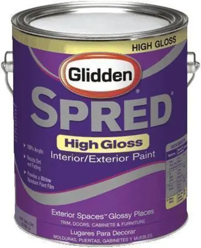 Glidden Spred SP3924GAL High Gloss Interior/Exterior Paint