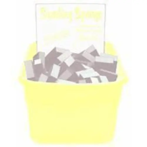 Allway Tools SS100 100PC IRREGULAR SANDBAR IN PLASTIC TUB