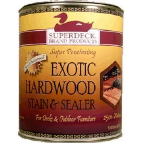 Duckback DB-2501-4 Exotic Hardwood Stain & Sealer 1 Gallon