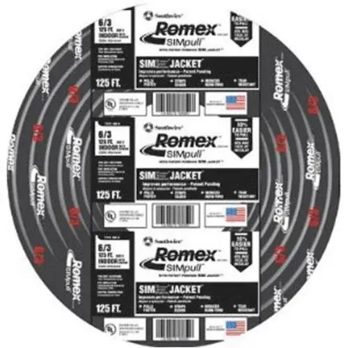 Southwire 63950002 Nonmetallic With Ground Sheathed Cable