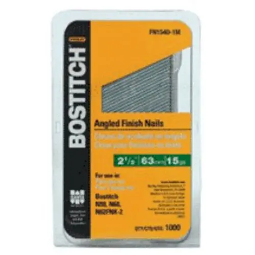 Bostitch FN1540-1M Finish Nail 1M 15Gauge 2-1/2"