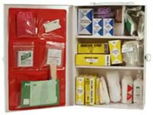 Imperial 5836 Metal Three-Shelf First Aid Kit