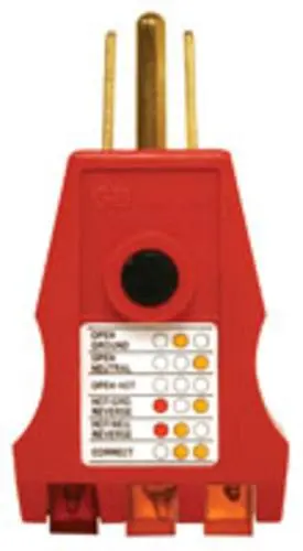 Imperial 71933 GFCI Receptacle Tester And Circuit Analyzer