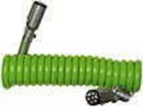 Imperial 73138 Coiled Trailer Cord With Spring 15'