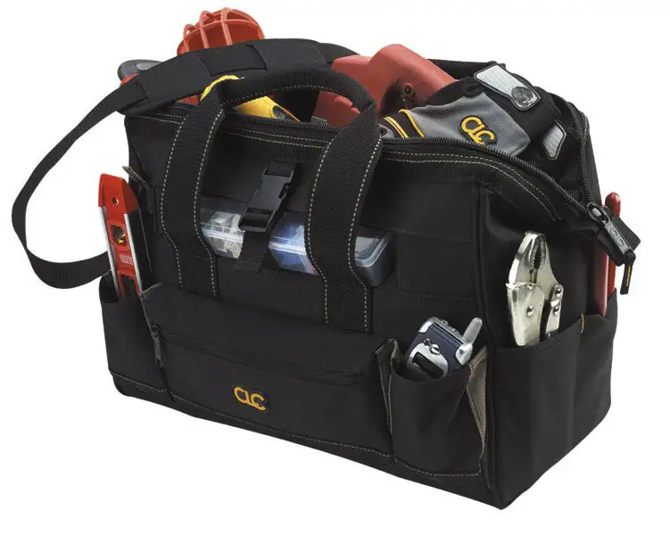 CLC 1534 Tool Bag With Top-Side Plastics Parts Tray