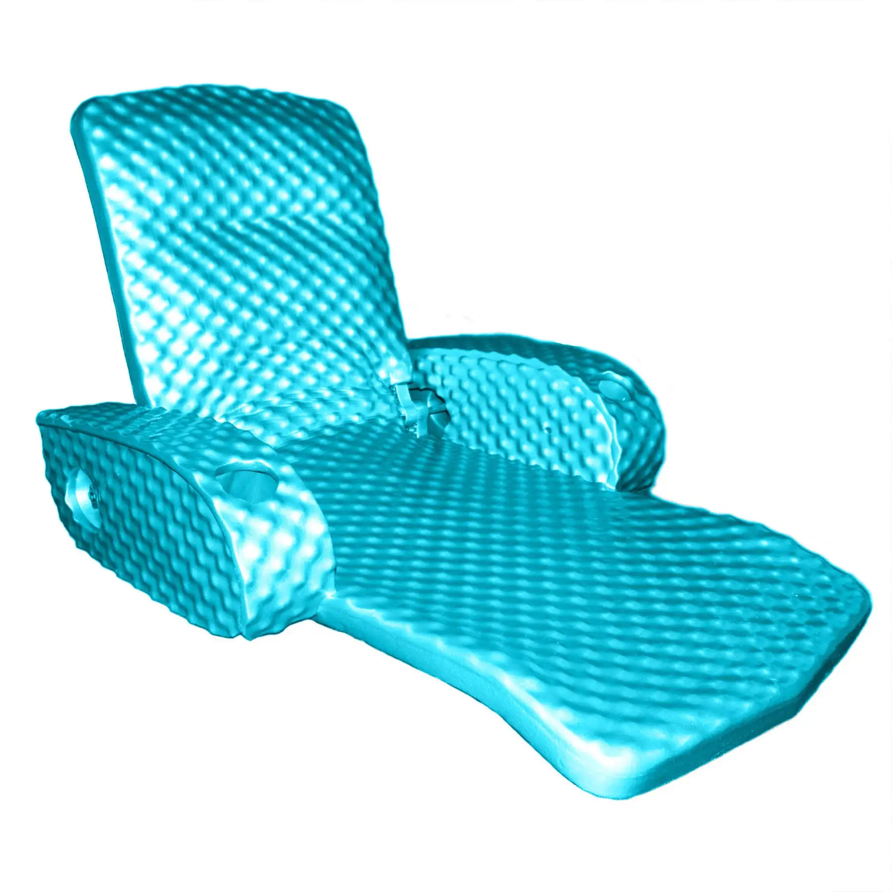 TRC Recreation Super Soft Adjustable Pool Lounger Recliner Float, Tropical Teal