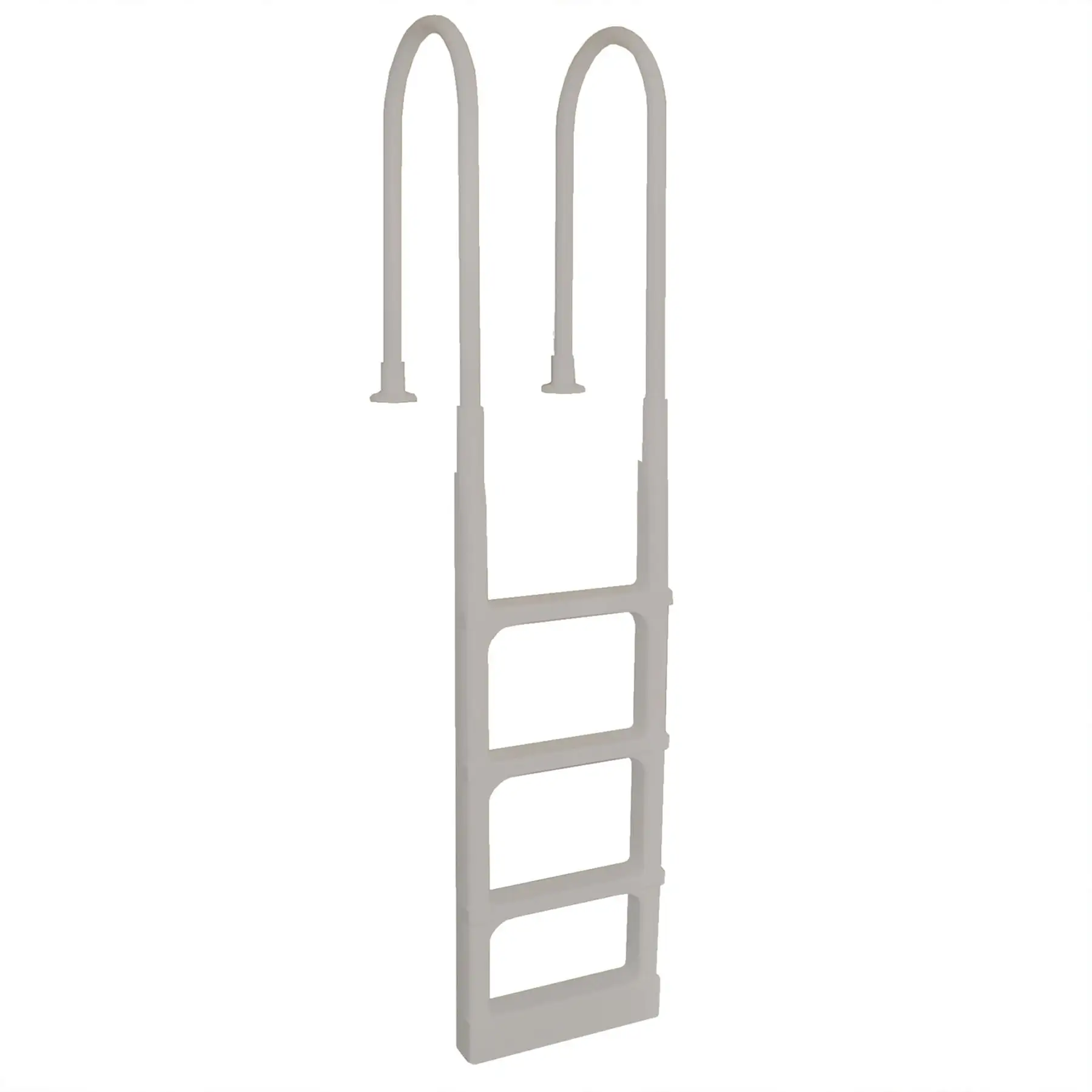 Main Access ProSeries 54 Inch Adjustable In Pool Above Ground Pool Ladder, Taupe