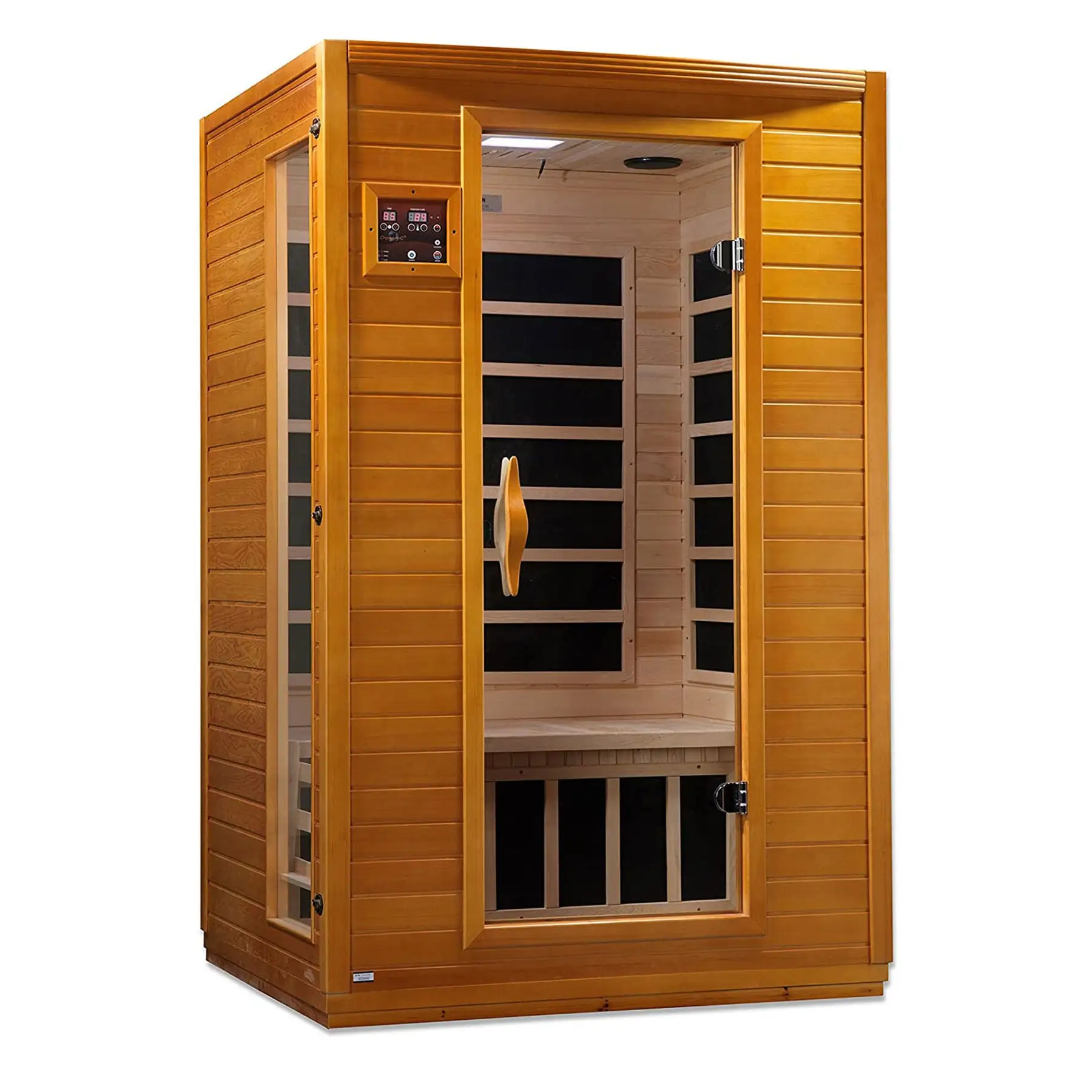 Dynamic Andora 2 Person Low EMF 6 Heating Panel Infrared Therapy Sauna with Bluetooth