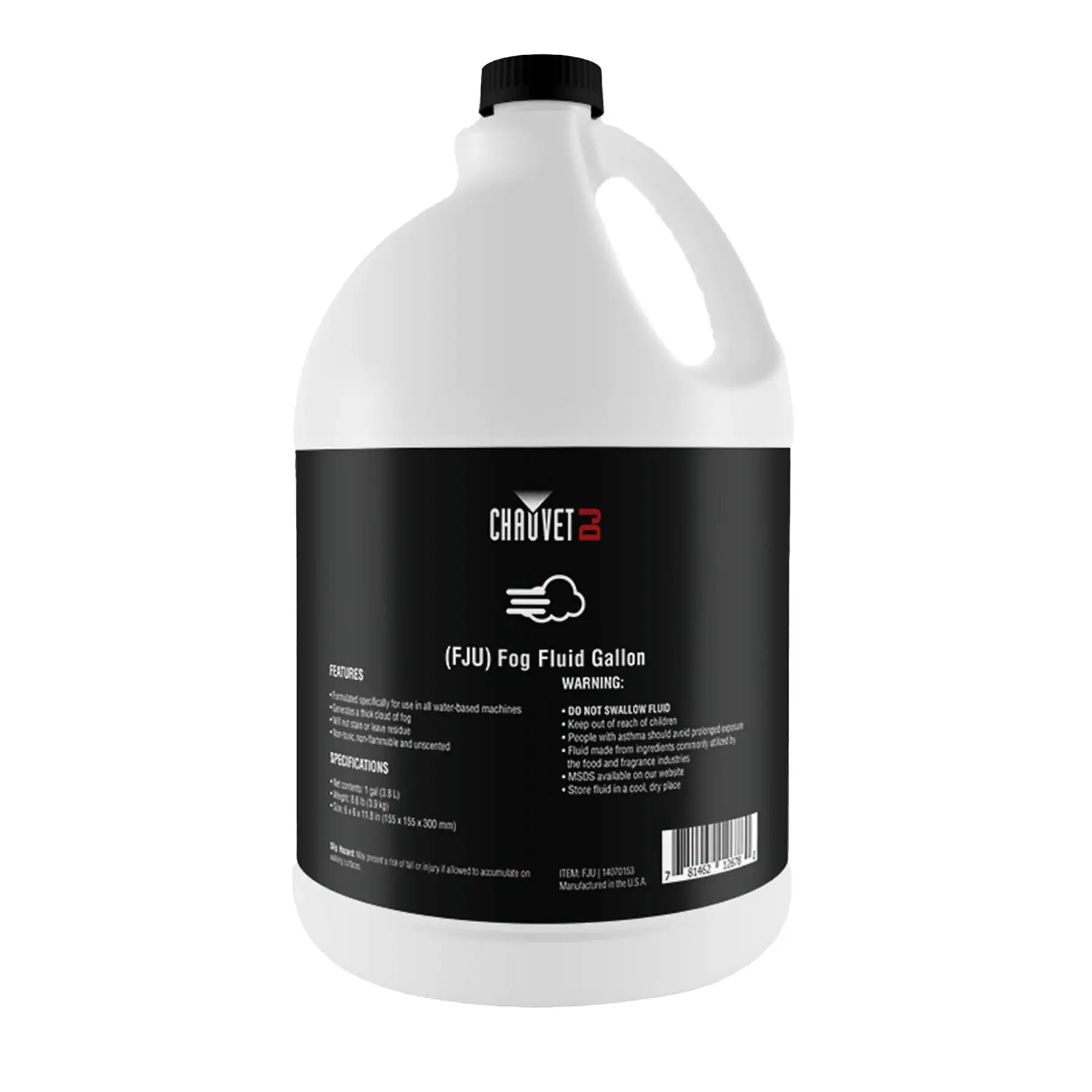 CHAUVET DJ 1 Gallon Bottle of Fog Smoke Juice Fluid for Fog Machines>FJU