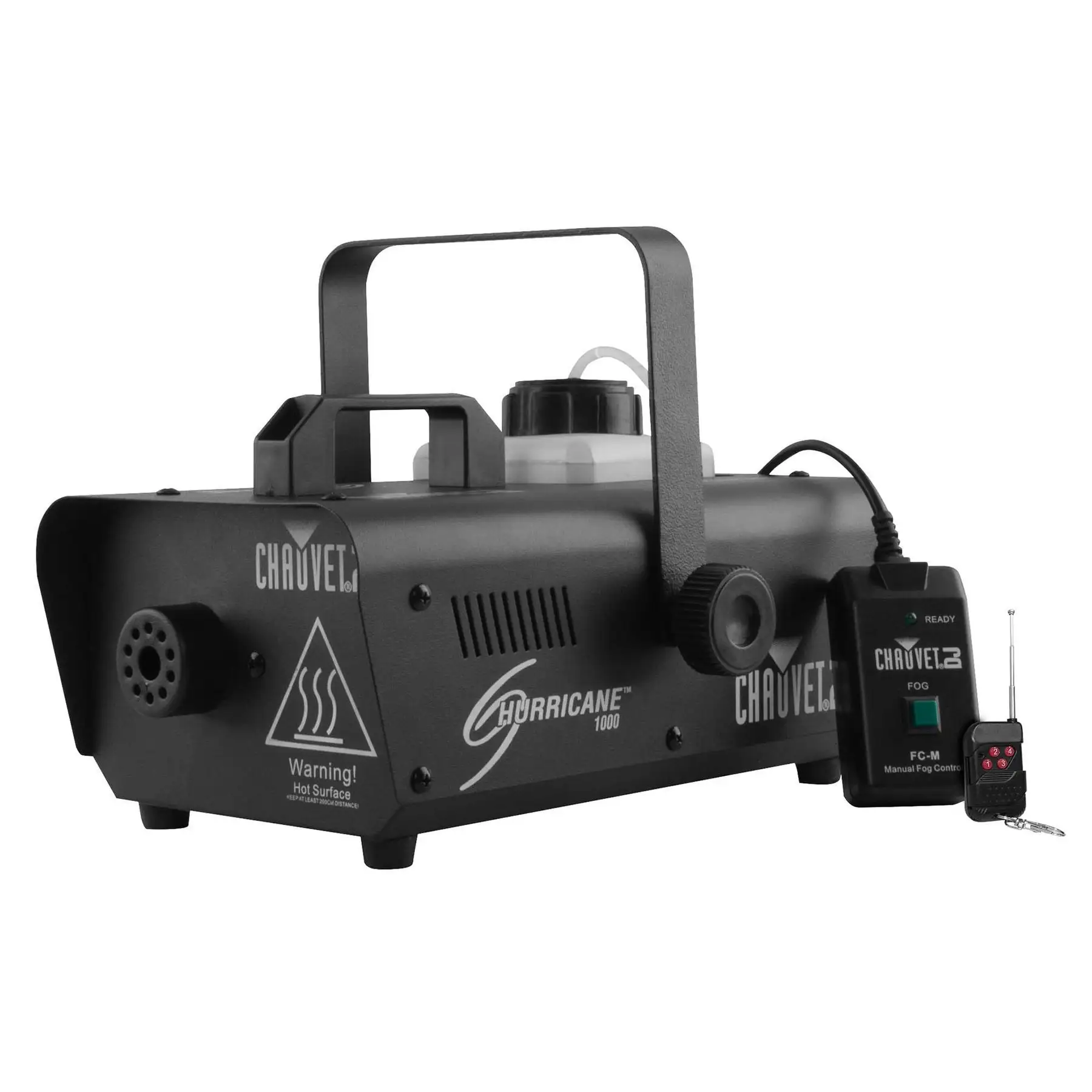 Chauvet DJ Hurricane 1000 1L Pro Fog/Smoke Machine w/ Wired and Wireless Remote