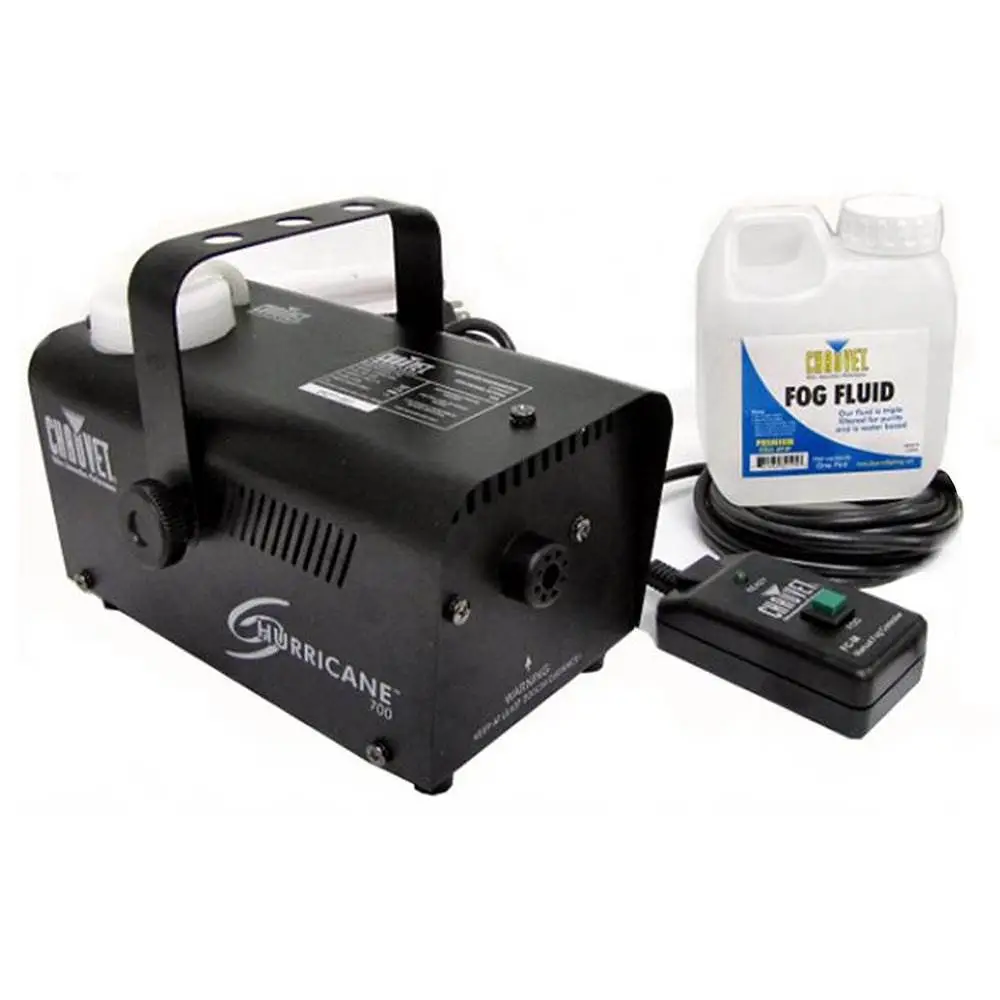 CHAUVET DJ Hurricane Pro Fog Smoke Machine with Fog Fluid and Remote>H700