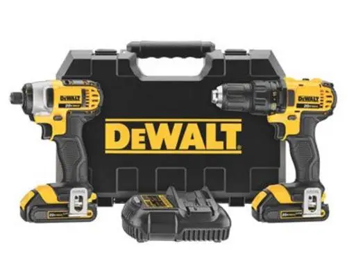 Dewalt DCK280C2 Drill Driver Impact Combo Kit