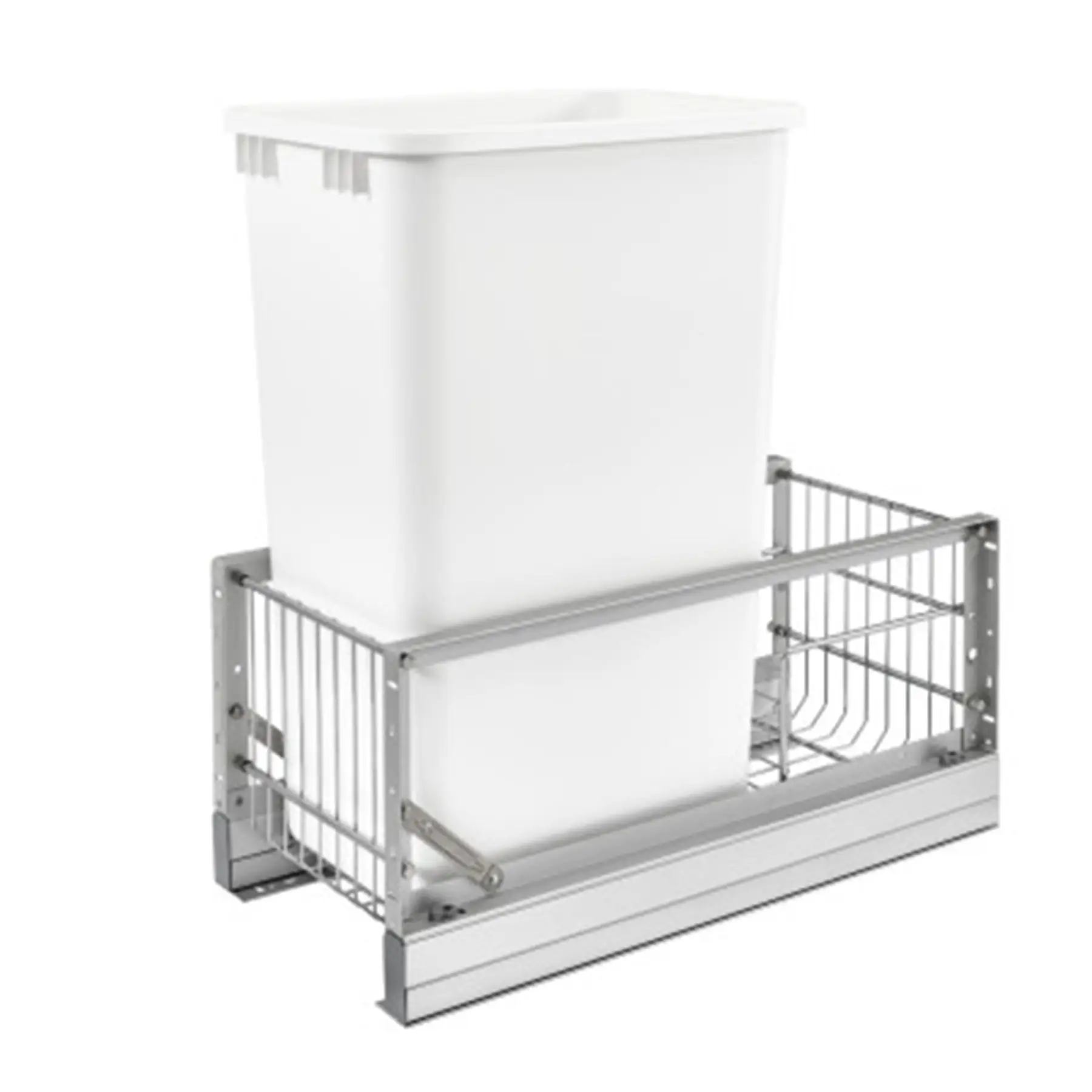 Rev-A-Shelf Single Pullout 50 qt. Kitchen Trash Can w/ Soft-Close, 5349-1550DM-1