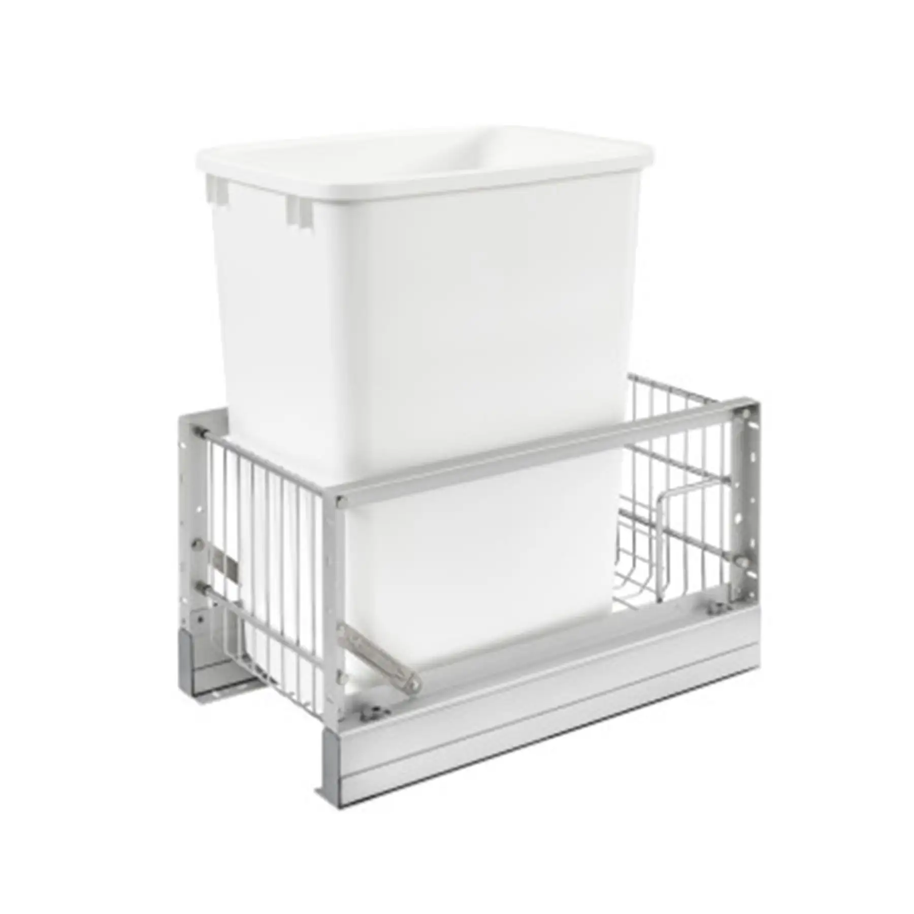 Rev-A-Shelf Reduced Depth Pullout 35 qt. Trash Can w/ Soft-Close, 5349-15DM18-1