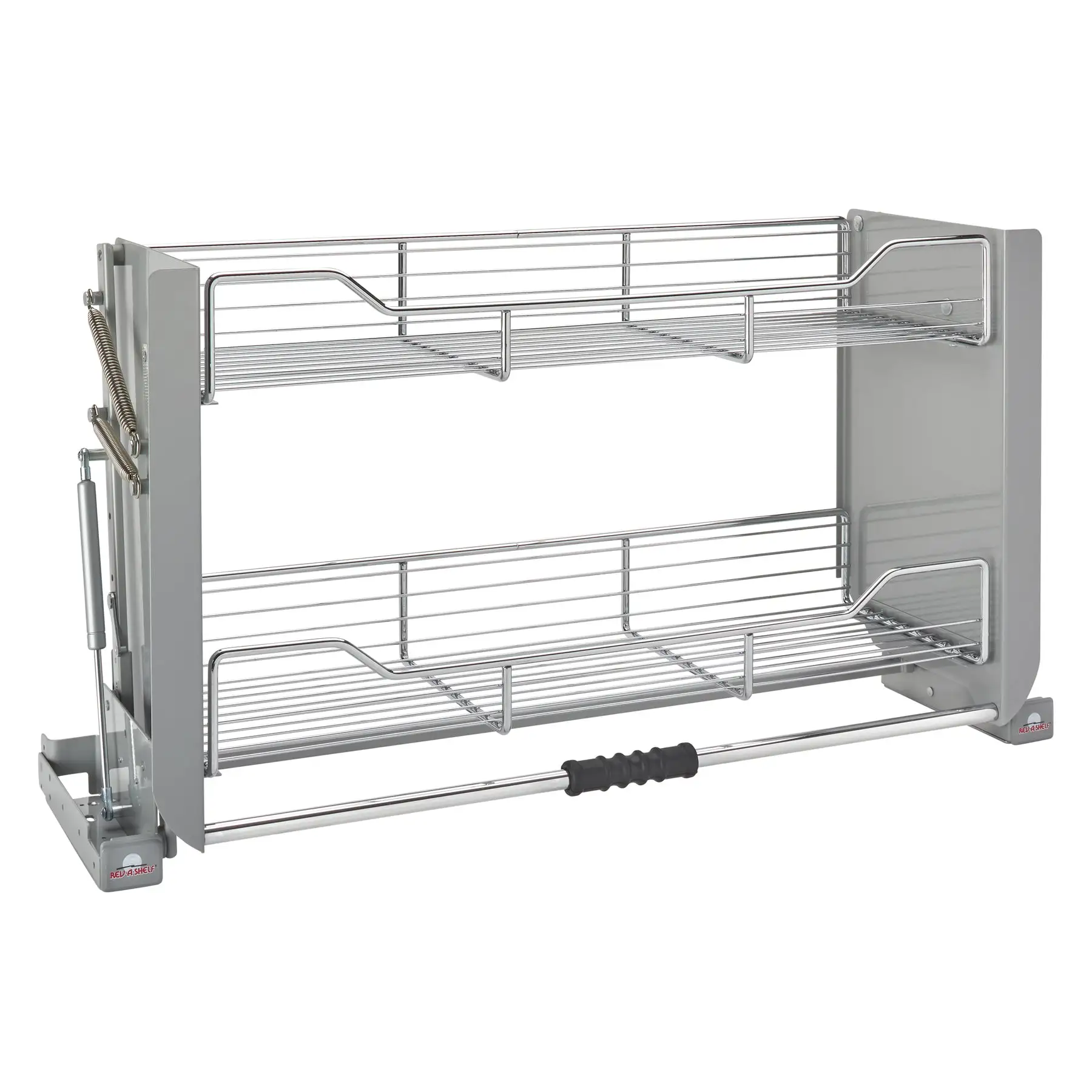 Rev-A-Shelf 36" Kitchen Pulldown Wall Cabinet Shelf System, Chrome, 5PD-36CRN