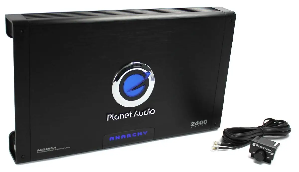 Planet Audio AC2400.4 2400W 4 Channel Car Power Amplifier Amp AC24004+Remote