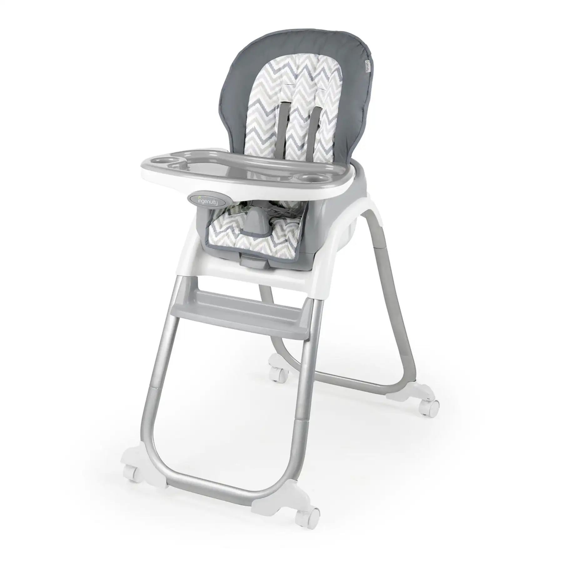 Ingenuity Trio Elite 3 in 1 Full Size Baby Toddler High Chair Booster, Braden