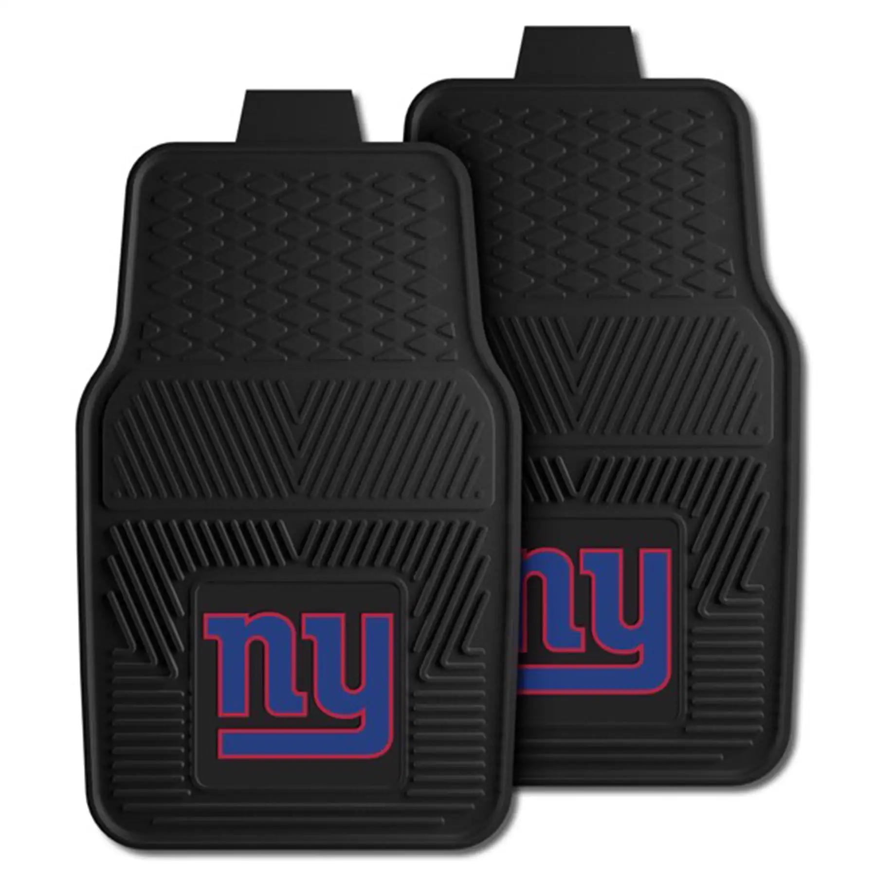 Fanmats 27x17 Inch Vinyl Front Car Floor Mat 2 Piece Set, NFL New York Giants