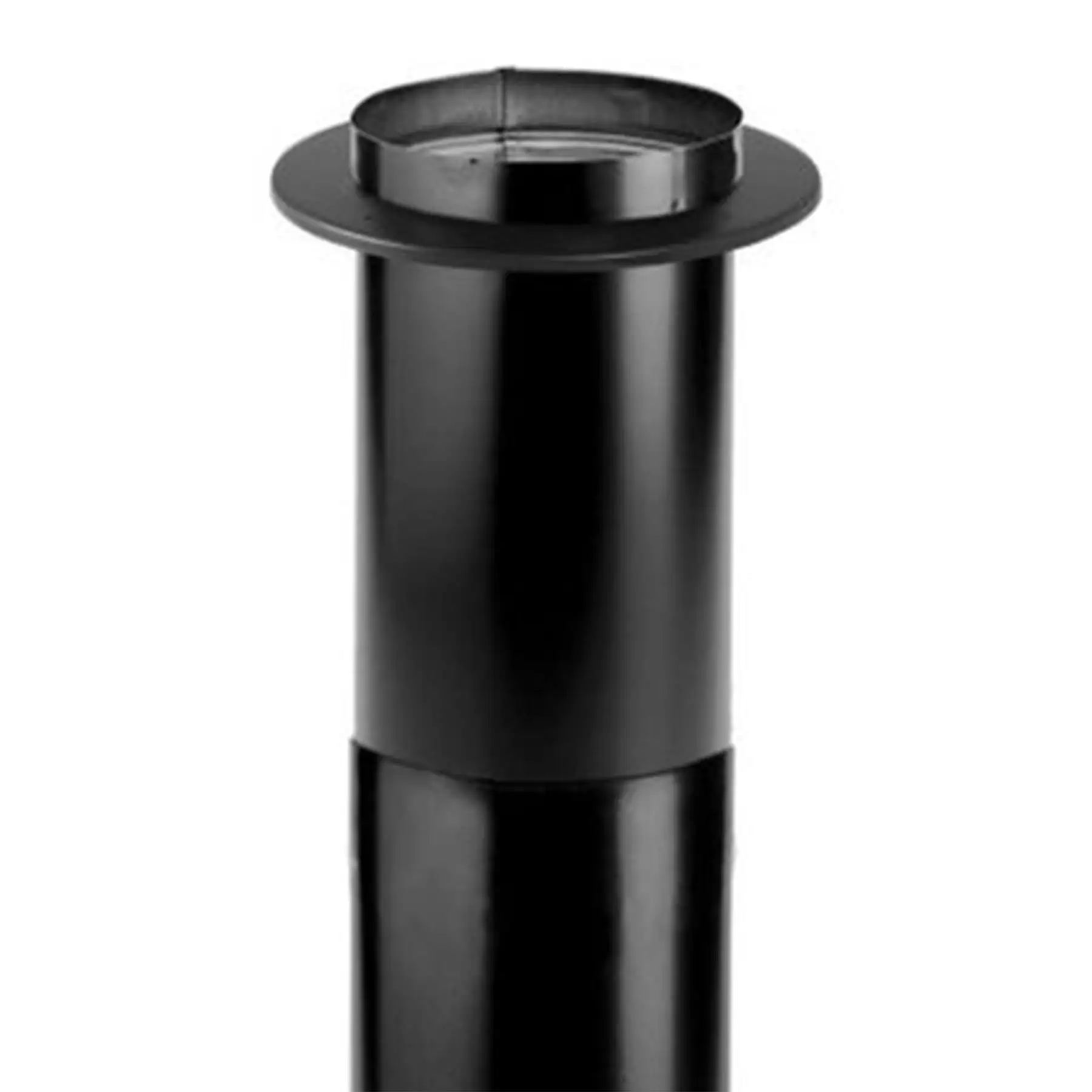 DuraVent DuraBlack Telescoping Adjustable Finishing Stove Pipe, 6 in - Image 2