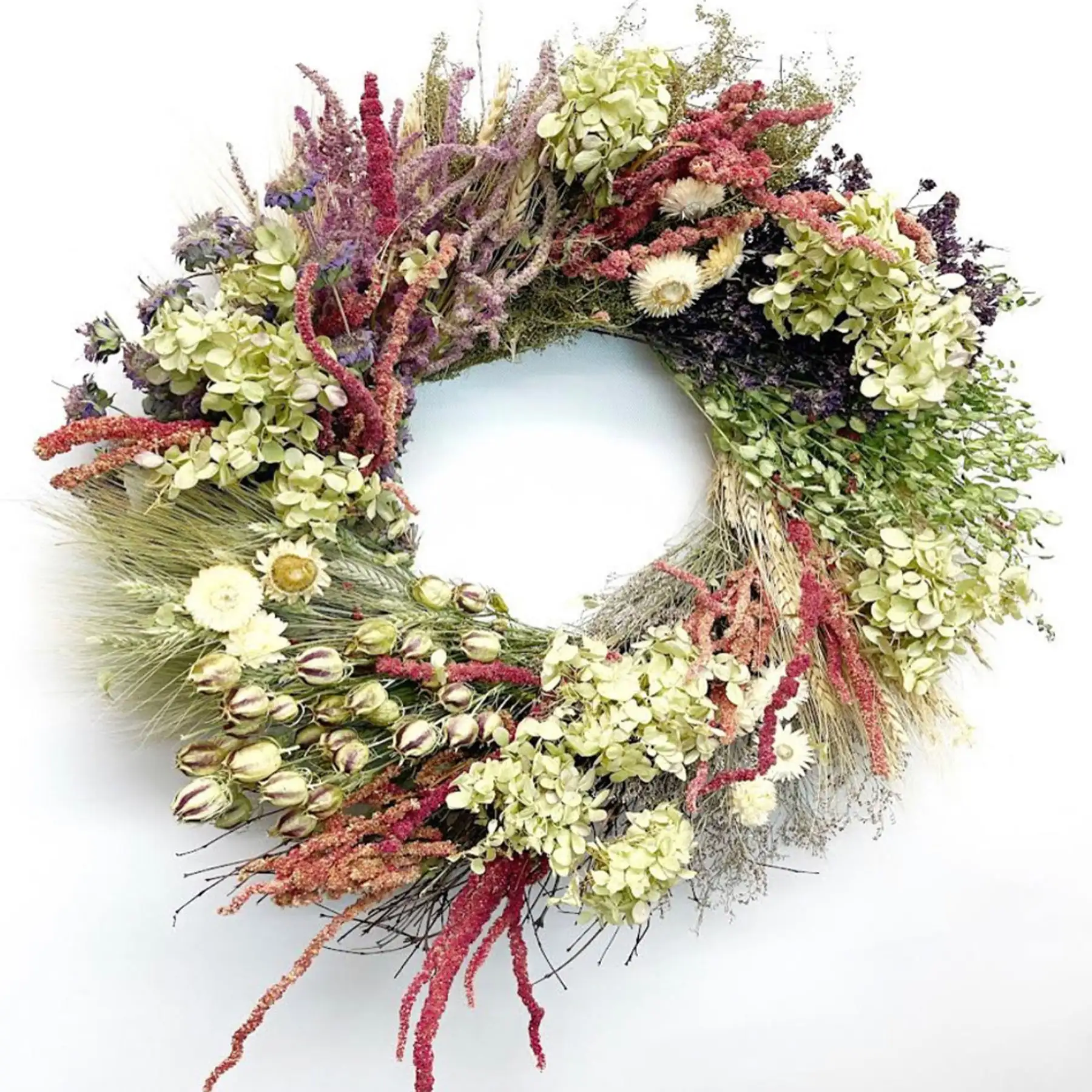 National Tree Company 22 Inch Sloane Parker Seasonal Natural Floral Wreath Decor