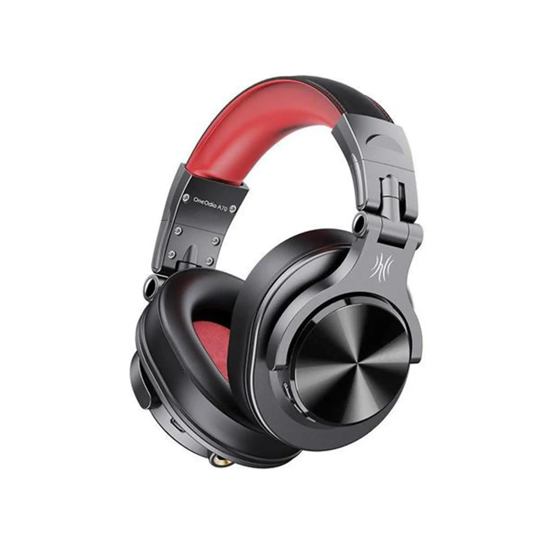 OneOdio A70 Fusion Over Ear Bluetooth Wired & Wireless Headphones, Black/Red