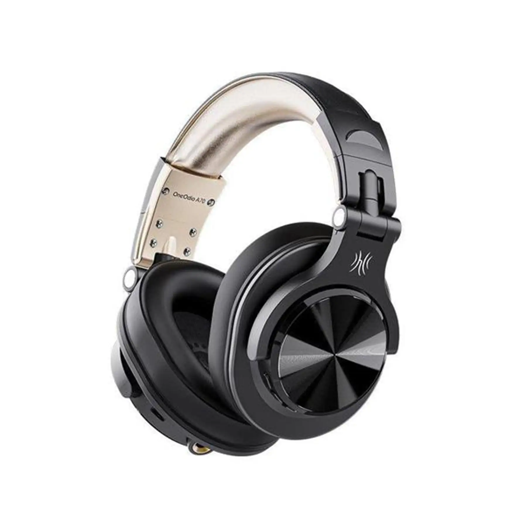 OneOdio A70 Fusion Over Ear Bluetooth Wired & Wireless Studio Headphones, Gold