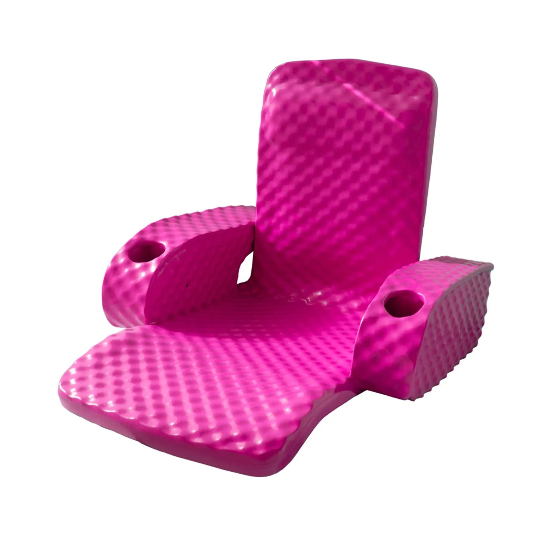 TRC Recreation Folding Baja Chair Swimming Pool Float Armchair, Flamingo Pink