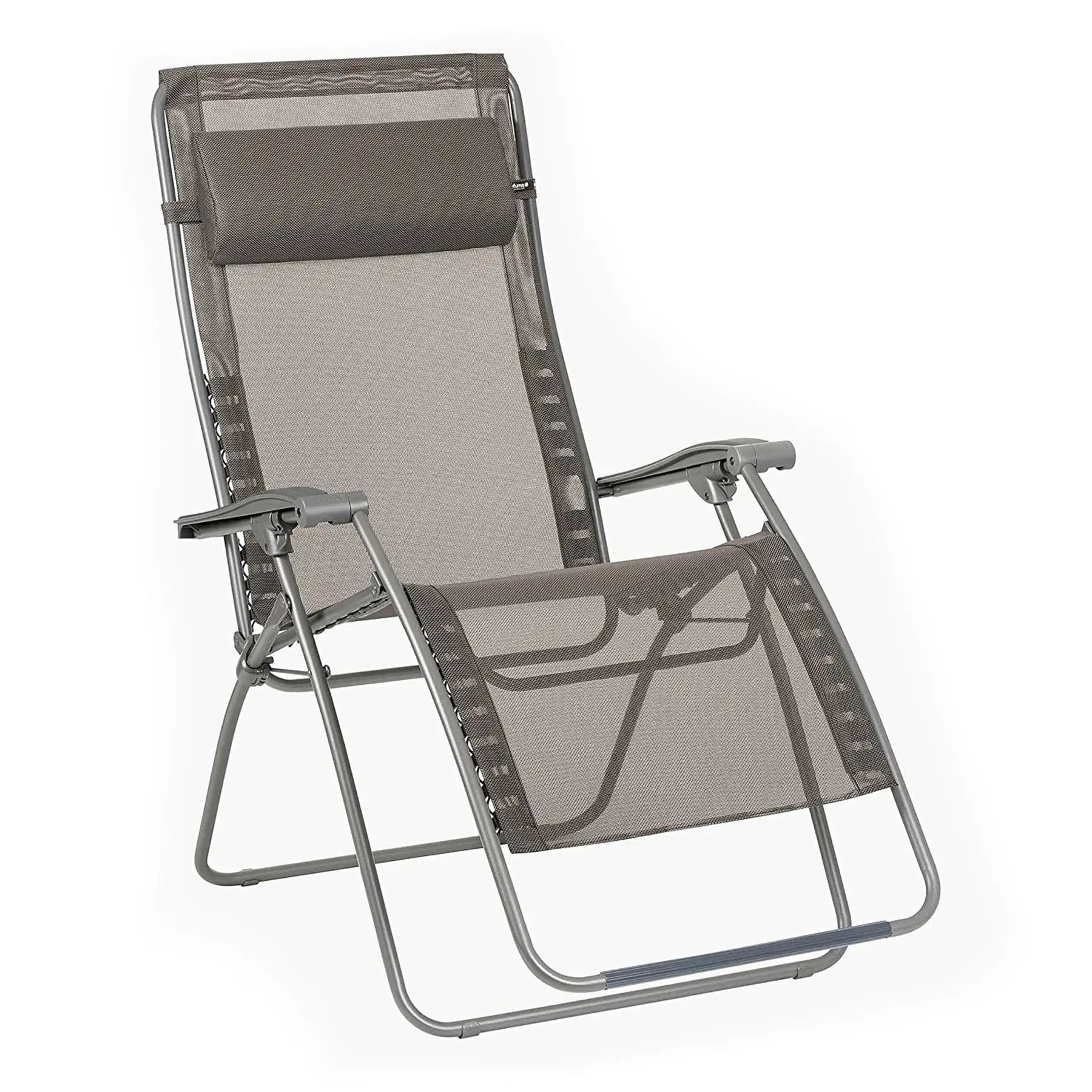 Lafuma R-Clip Batyline Relaxation Zero Gravity Lounge Recliner Chair, Graphite