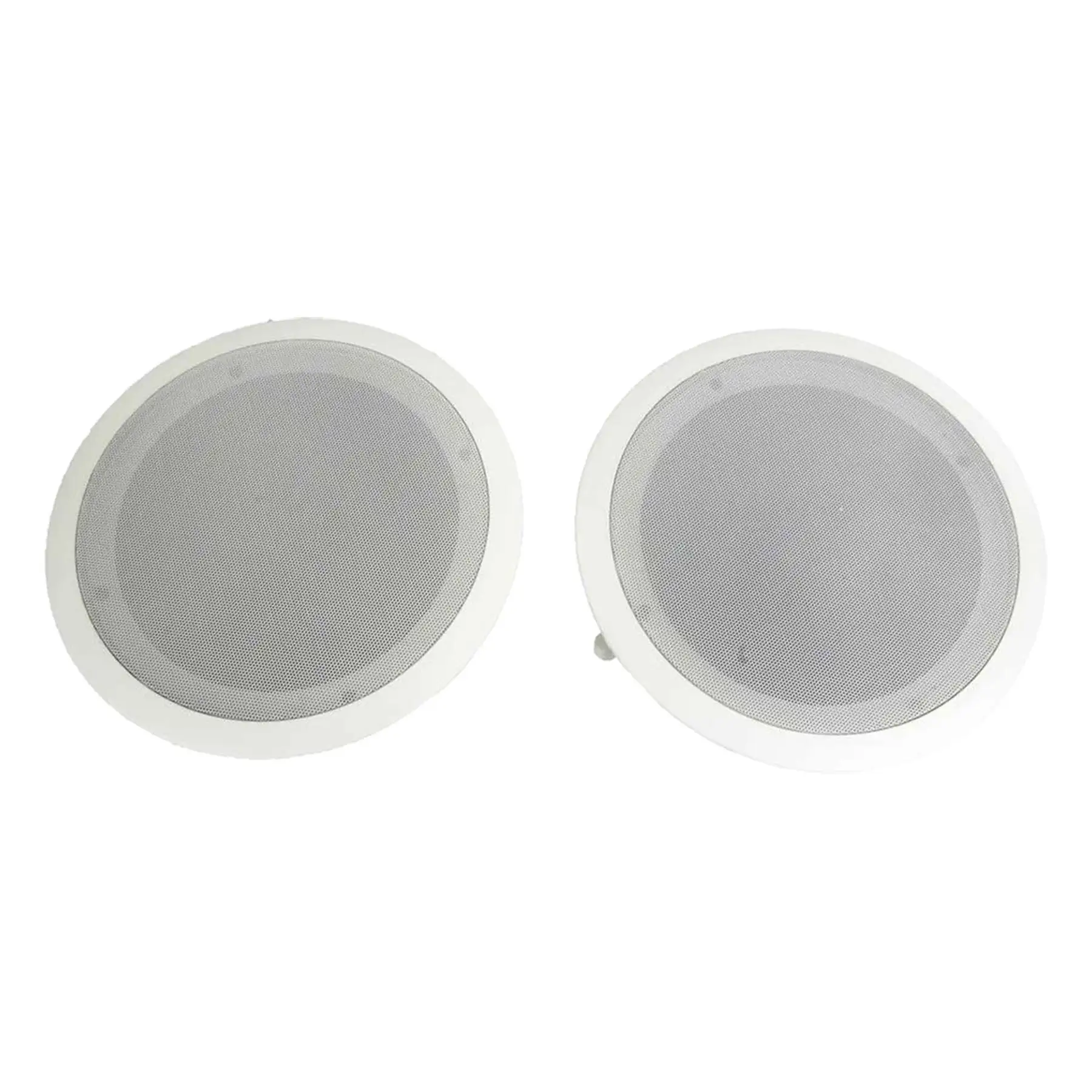 Pyle PDIC81RD 250W 8" Round Flush Mount In-Wall/Ceiling Home Speakers, 2 Pack