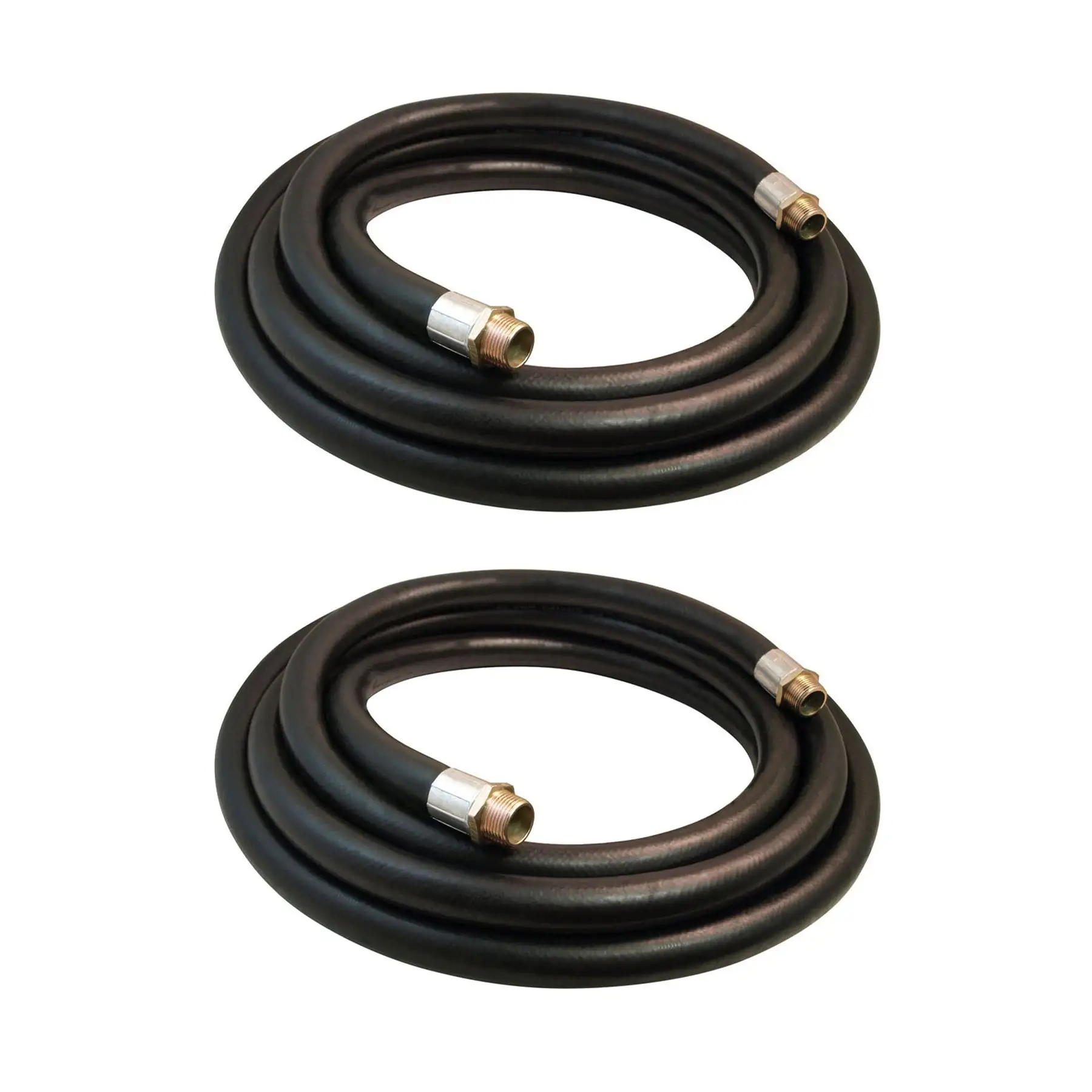 Apache 98108565 1 Inch Diameter 20 Foot Farm Fuel Transfer Hose, Black (2 Pack)