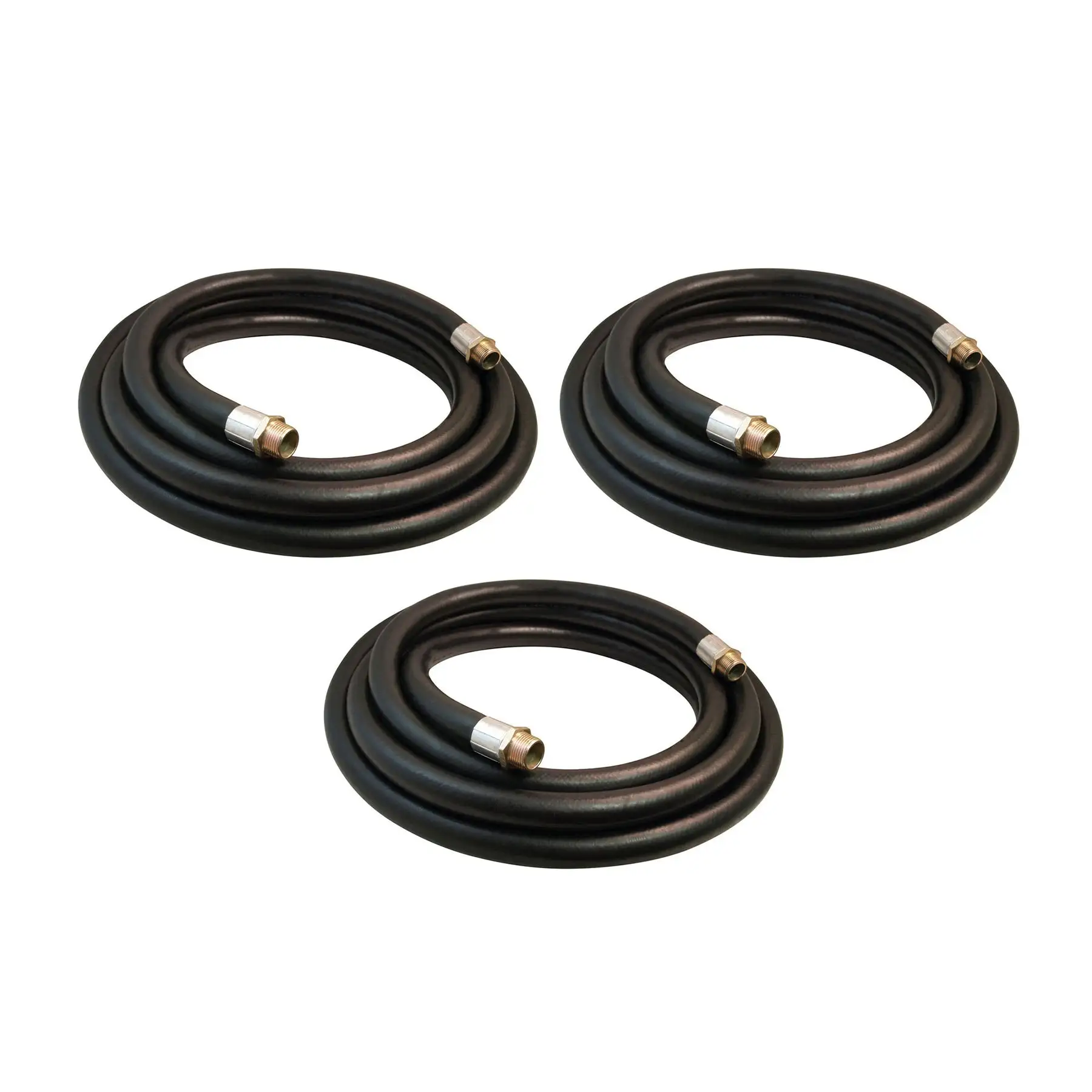 Apache 98108565 1 Inch Diameter 20 Foot Farm Fuel Transfer Hose, Black (3 Pack)