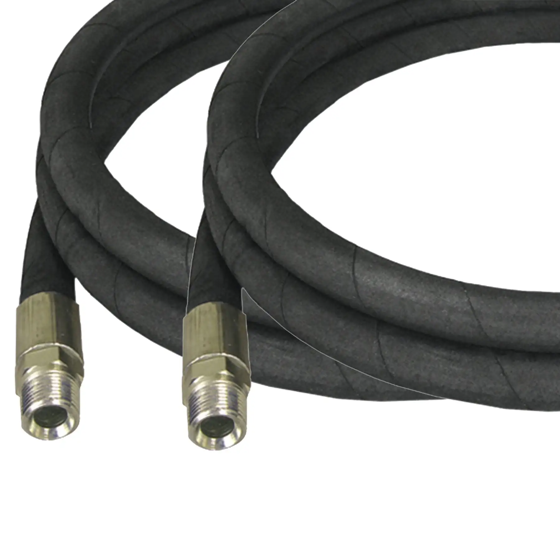 Apache 98398250-C 3/8 Inch x 96 Inch Hydraulic Hose, Male x Male Assembly (2 Pk)