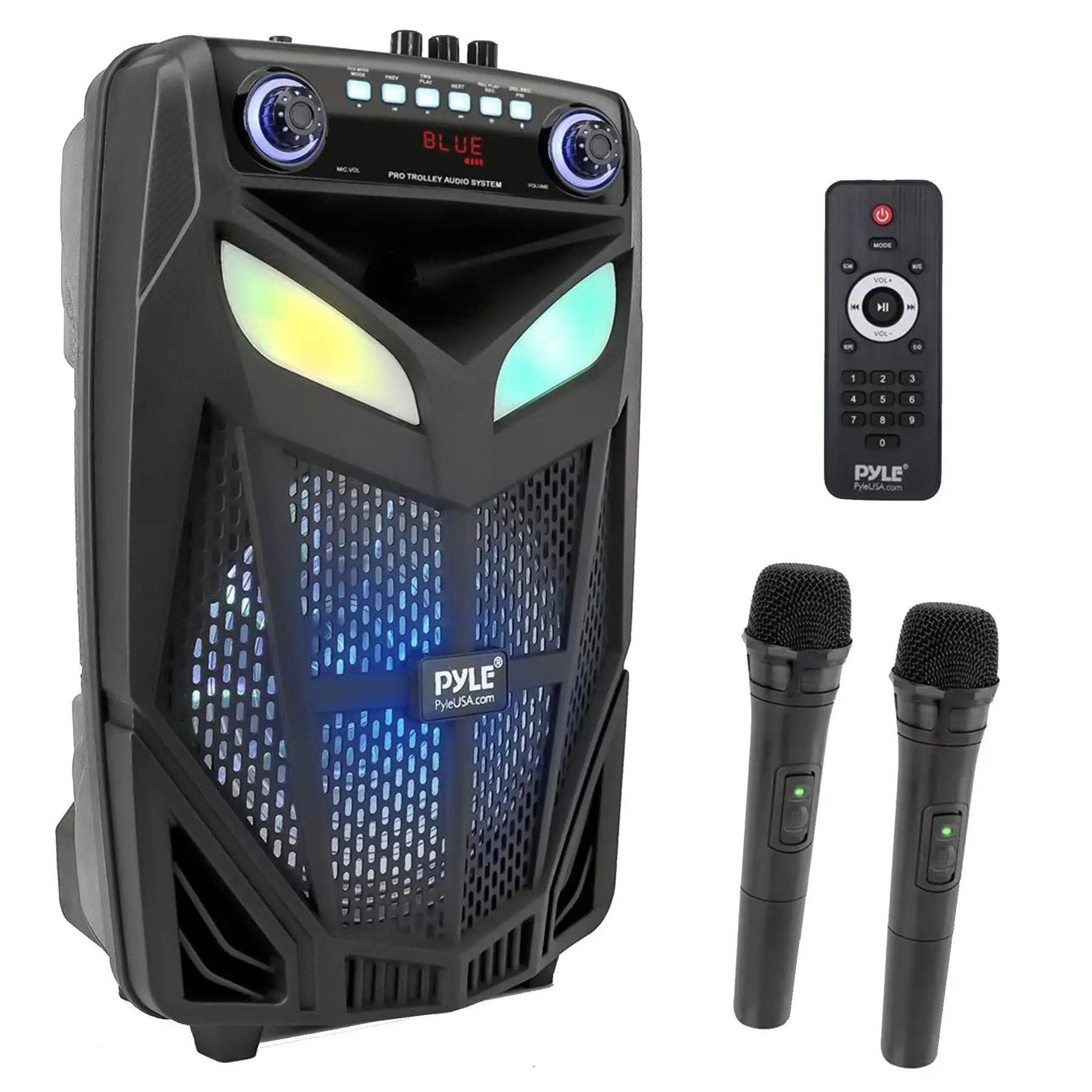 Pyle Multi Purpose 600 Watt Bluetooth Boombox Speaker System with LED Lights