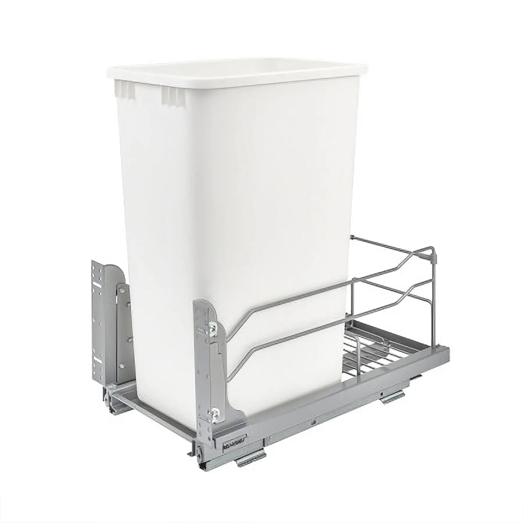 Rev-A-Shelf Pullout Kitchen Trash Can 50 qt. with Soft-close, 53WC-1550SCDM-111