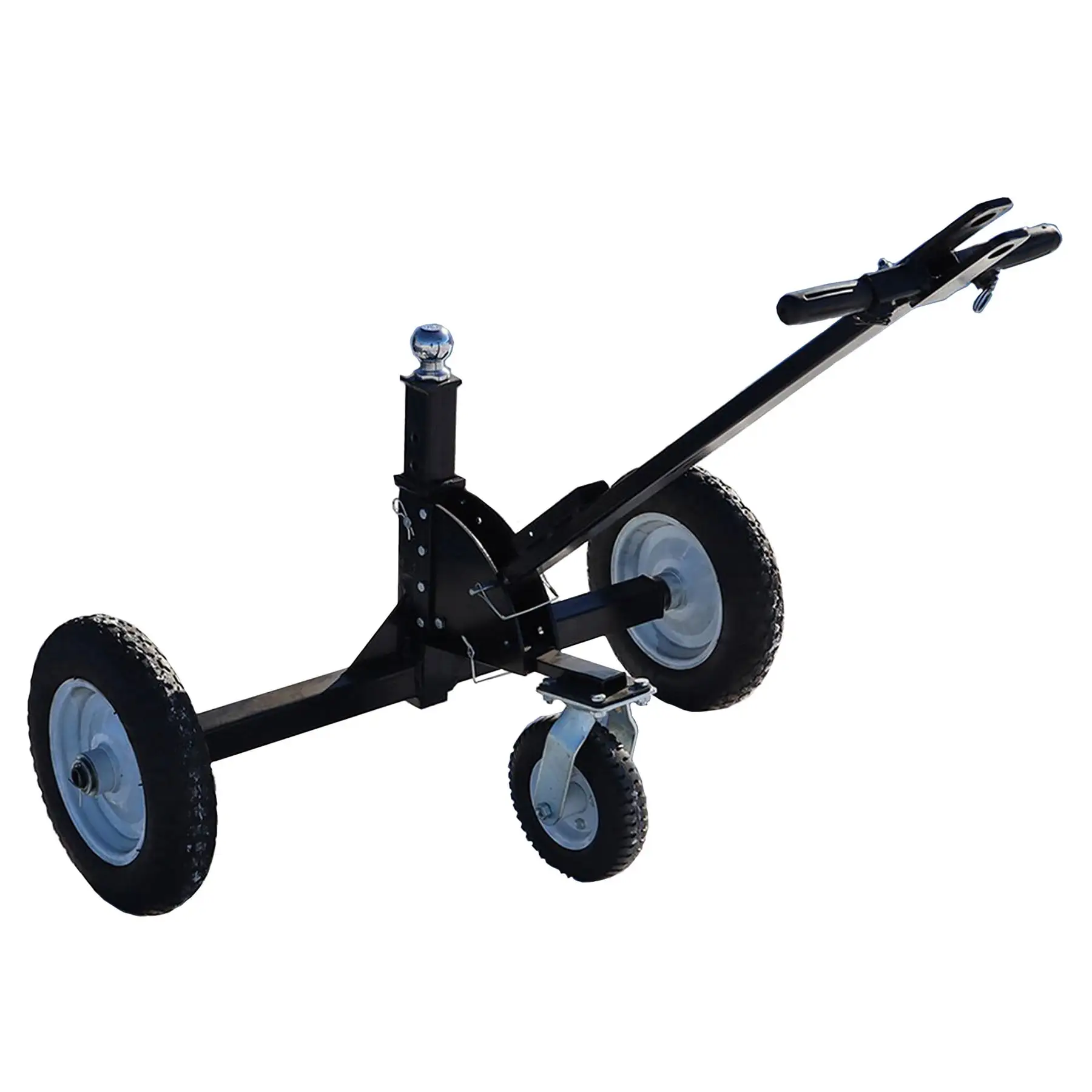 Tow Tuff TMD-1000CATV Adjustable Steel 1000lb Heavy Duty Trailer Dolly, Black