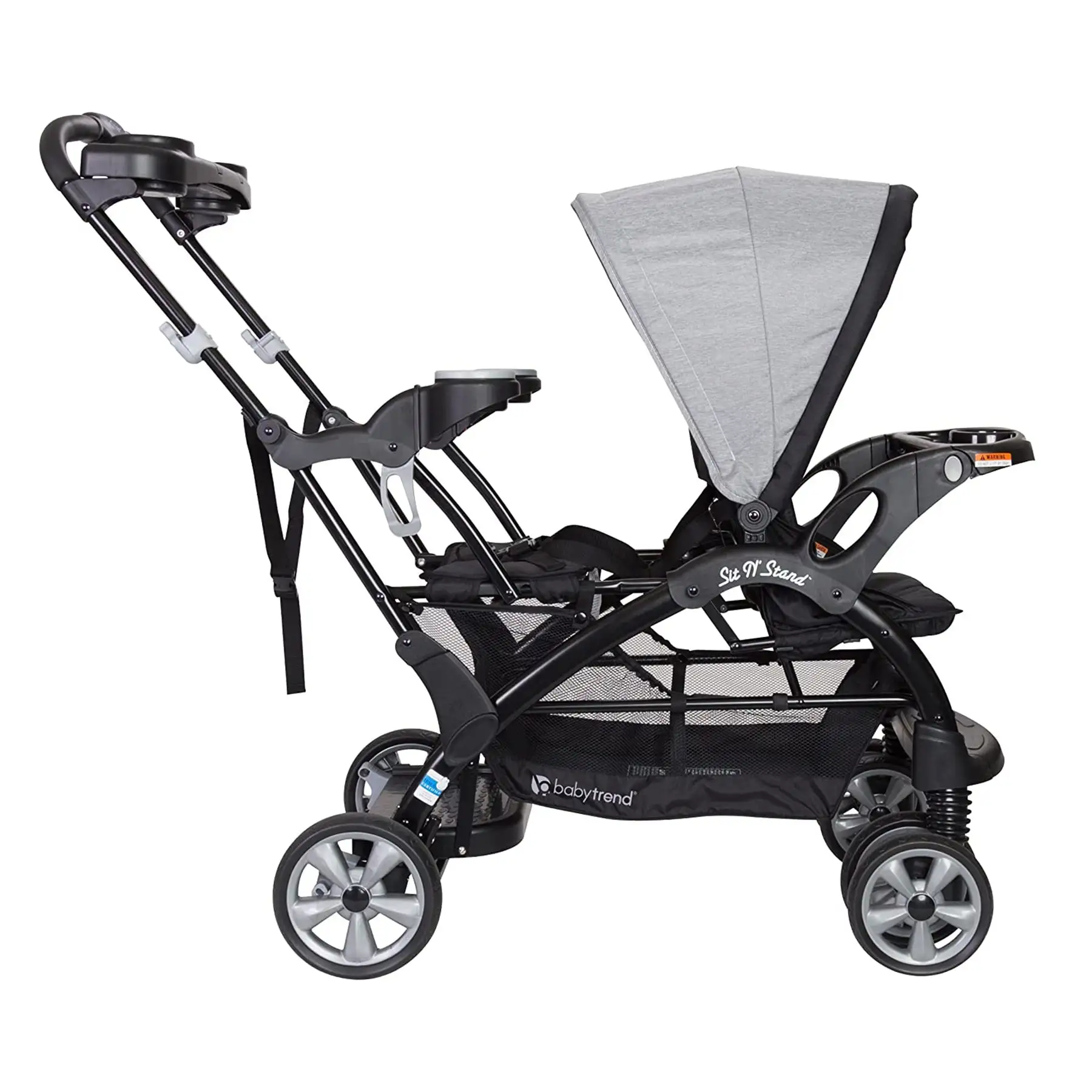 Baby Trend Sit N' Stand Foldable Front & Rear Seat Ultra Stroller ...