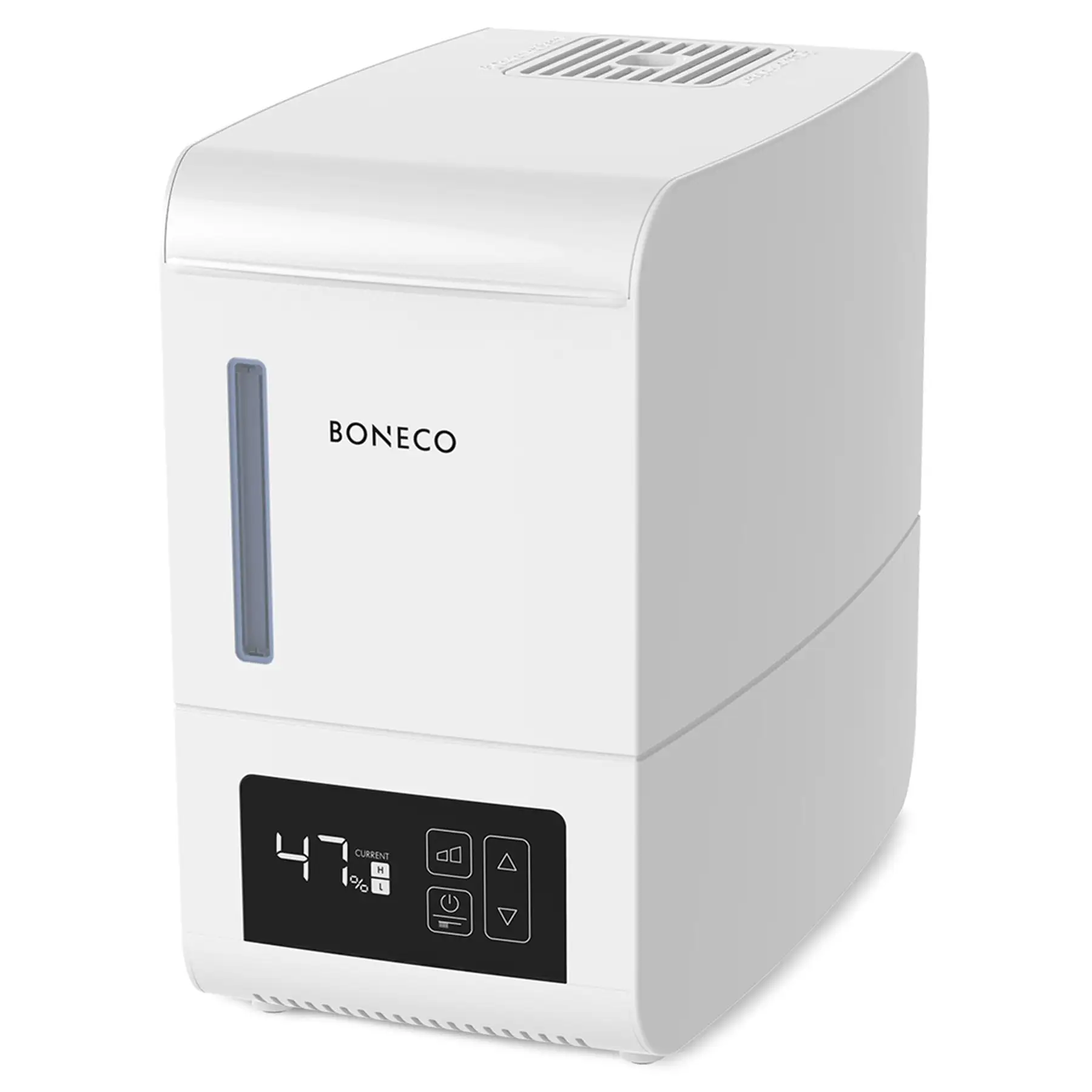 BONECO S250 Large Room Steam Humidifier with Hand Warm Mist and Digital Display