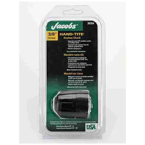 Gearwrench 30354 "Jacobs" Handi-Tite Keyless Drill Chuck 3/8"